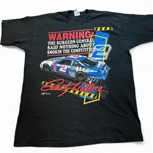 Vintage 90s nascar rusty wallace racing double sided tshirt size XL